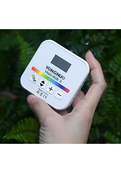Yongnuo Yn60-rgb Iı Dahili Bataryalı Mobil Led Işık - Beyaz Kasa