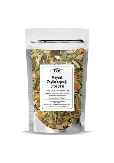 Tos The Organic Spices Meyveli Zeytin Yaprağı Bitki Çayı 100 G