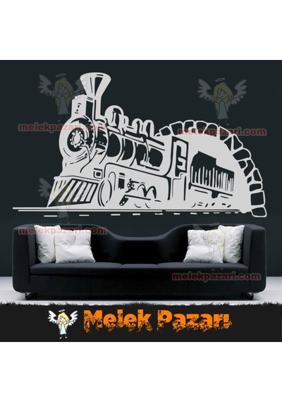 Buharlı Tren Çocuk Duvar Sticker