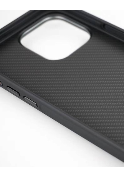 Apple Uyumlu iPhone 14 Pro Max Kılıf M-safe Şarj Özellikli Karbon Fiber Görünümlü Zore Troy Kapak Gümüş