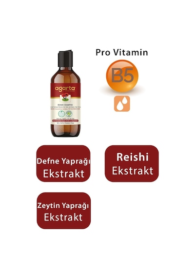 Agarta Reishi Özlü Şampuan 2 x 400 ML