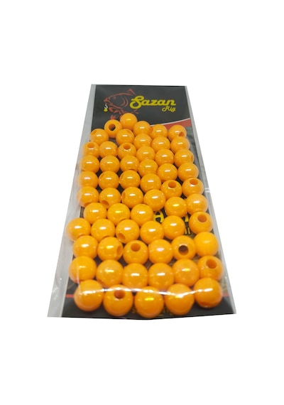 Janjan Hot Orange Boncuk 10 Mm Geniş Delik