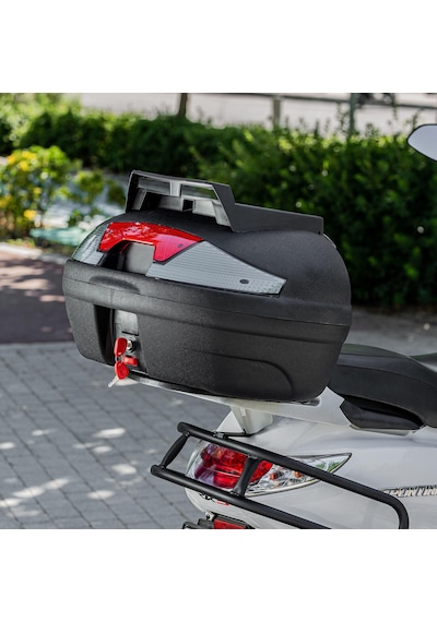 ARWİC MOTORSİKLET ARKA ÇANTA  TİPİ 46LT BÜYÜK BOY  SİYAH-