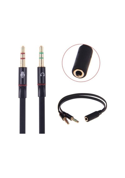 Kulaklik Mikrofon Ayirici Splitter 3.5Mm