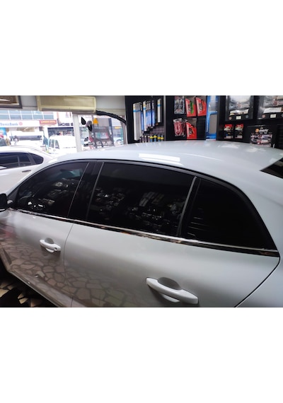 Renault Megan 4 Sedan Kasa Uyumlu Cam Alt Çıta Kromu