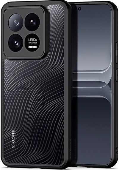 Hepsi Dux Ducis Xiaomi 14 Pro Aimo Series Premium Buzlu Sert Pc-tpu Kılıf- 5775 Najmaddin Siyah