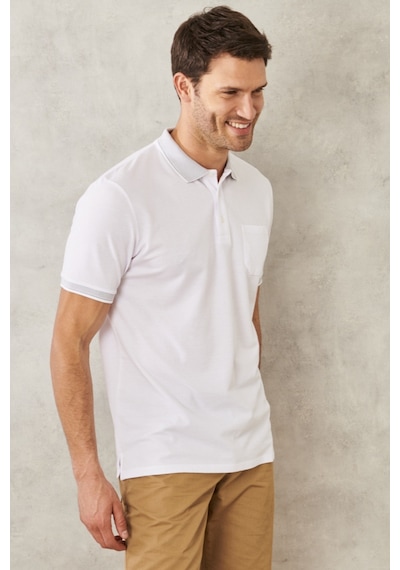 Ac&Co / Altınyıldız Classics Erkek Beyaz-Beyaz Polo Yaka Cepli Regular Fit Bol Kesim Düz Tişört 4A4820200004Bby4XL Beyaz Ac&Co / Altınyıldız Classics Erkek Beyaz-Beyaz Polo Yaka Cepli Regular Fit Bol Kesim Düz Tişört 4A4820200004Bby4XL Beyaz
