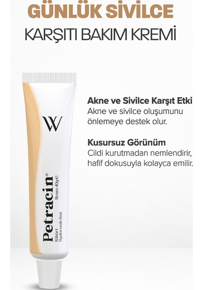 Uraw Petracin Akneye Eğilimli Ciltler İçin Dengeleyici Bakım Kremi 40 ML