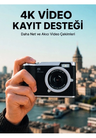 48 Mp Dijital Kamera 4k Video Çekim Özellikli Kompakt Tasarım