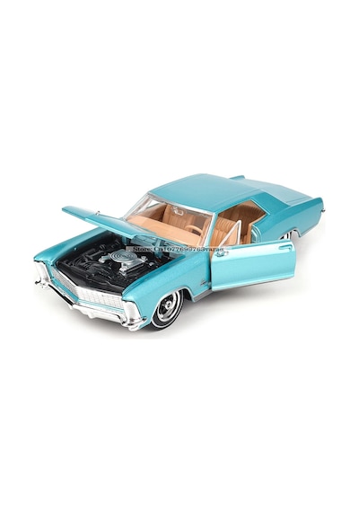 Maisto 1:26 1965 Buick Riviera Alaşım Araba Modeli El Sanatları Dekorasyon 1965 Buick Riviera