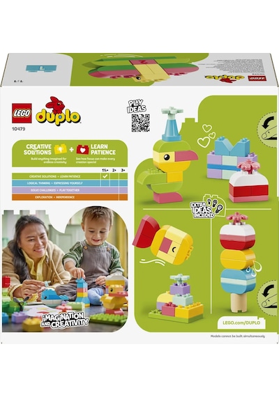 LEGO® DUPLO® Classic Renkli Yaratıcı Kutu 10479 – 1.5 Yaş ve Üzeri Çocuklar için Rakamlar İçeren Oyuncak Yapım Seti (80 Parça)