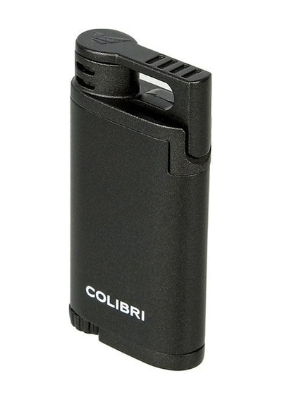 Colibri Belmont Tek Torch Pürmüz Metalik Siyah Puro Çakmağı