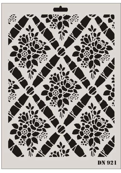 Mey İthalat Rich Dantel Seri Dn-921 Stencil 35x25 Cm