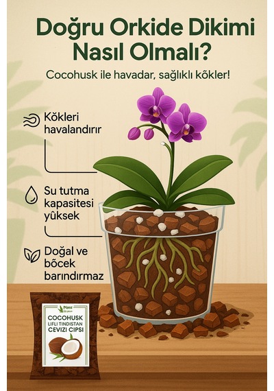 5lt Hindistan Cevizi Kabuğu Cipsi - Coco Cips Cocohusk - Elenmiş Tozsuz Ürün Diğer