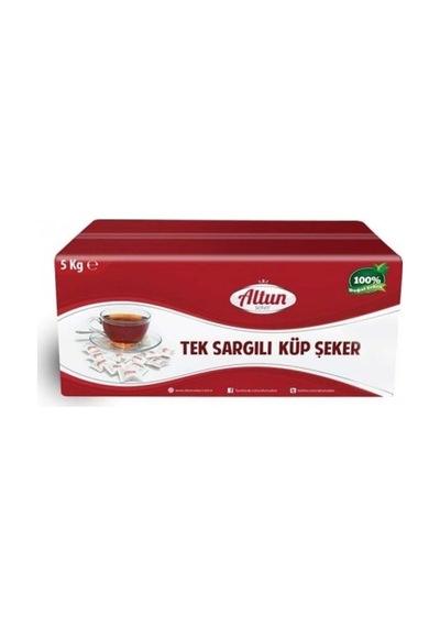 Altun Sargılı Küp Şeker 5 Kg 8'li Paket