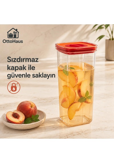 Lexroo 3 Lü Tam Vakumlu Sızdırmaz Saklama Kabı Seti, 500ml-1100ml-1700ml Çok Renkli