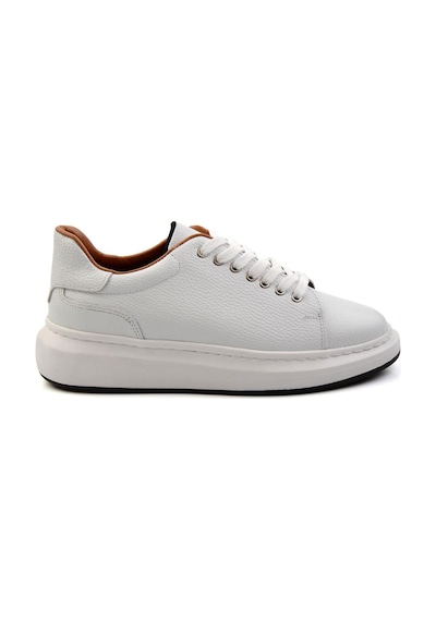 Bambi Bej Leather Erkek Sneaker E01401098040 Bej