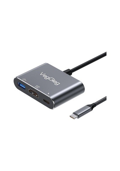 Type-c To 4k Hdmı Type-c Pd100w Usb-a 3.0 Hub Dönüştürücü Adaptör 01