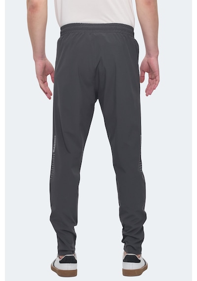 Slazenger Grıet Erkek Fermuar Cepli Dar Paça Koyu Gri Eşofman Altı Koyu Gri