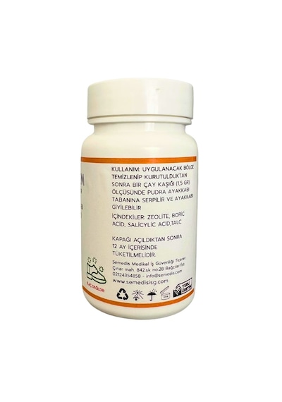 Zeosem Ayak Ve Ayakkabı Koku Giderici 85 G