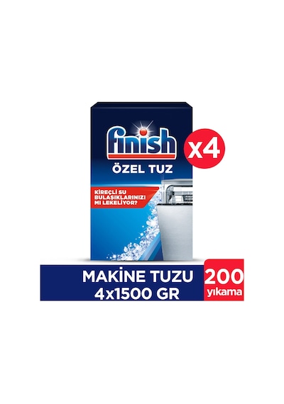Finish Bulaşık Makinesi Tuzu 4x1500gr