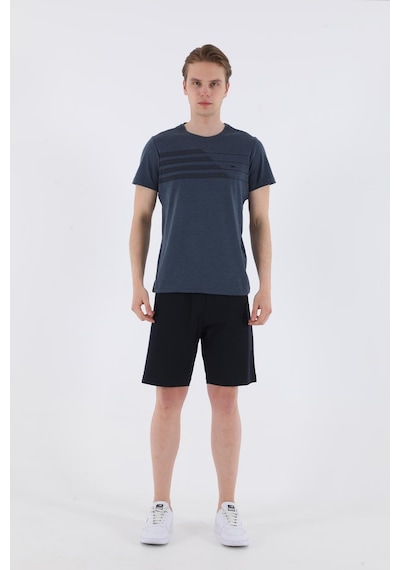 Maraton Sportswear Regular Erkek Basic Lacivert Şort 21042-lacivert