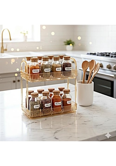 2 Katlı Makyaj Organizeri Kozmetik Aksesuar Düzenleyici Kozmetik Vitrini Amber Sarı Açık Kahverengi 2 Katlı Makyaj Organizeri Kozmetik Aksesuar Düzenleyici Kozmetik Vitrini Amber Sarı Açık Kahverengi