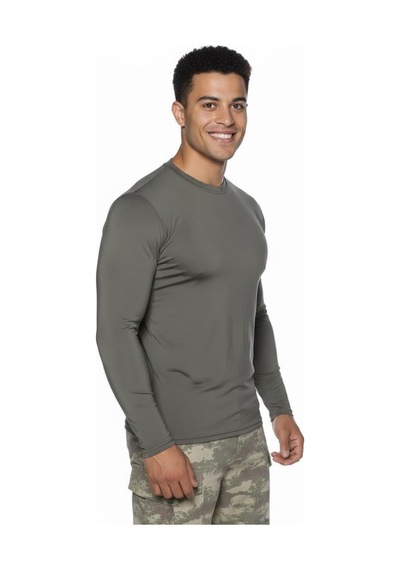 Astrid T Özel Üretim İçlik Seçeneği Hava Alan Ter Tutmayan Single Sword Uzun Kol Microfiber T-shirt - Tişört Diğer