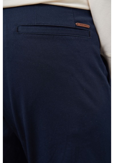 Morven Erkek Lacivert Pamuk Yan Cep Slim Fit Chino Pantolon 25ks003001200 Lacivert