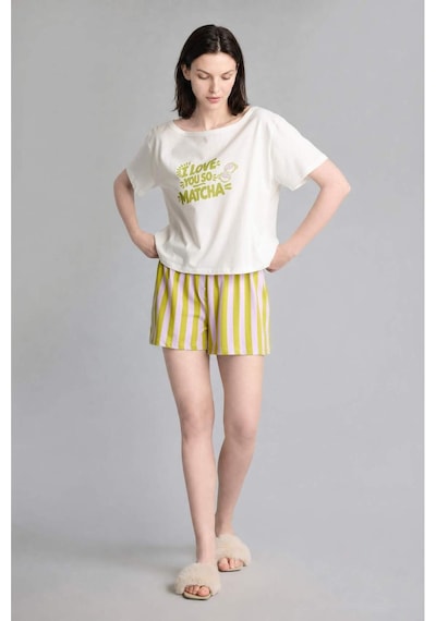 Defacto Oversıze Kısa Kollu 2li Leylak Şortlu Pijama Takımı I0438ax26hspr249 Mor-pr249 Defacto Oversıze Kısa Kollu 2li Leylak Şortlu Pijama Takımı I0438ax26hspr249 Mor-pr249