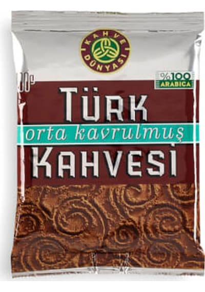 Kahve Dünyası Orta Kavrulmuş Türk Kahvesi 100 Gr Paket 5 Adet Türk Kahvesi