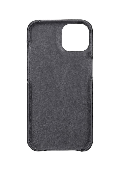Bouletta Apple İphone 13 Uyumlu Deri Arka Kapak F360 Rst1 Siyah
