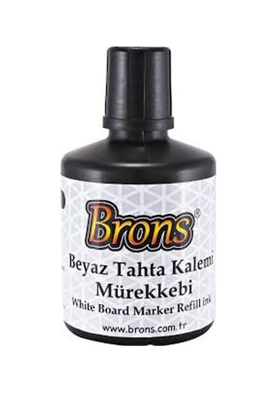 Brons Tahta Kalem Mürekkebi 100 Cc Siyah Br-353 - 6 Adetli Paket