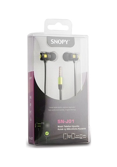 Snopy SN-J01 Mobil Telefon Uyumlu Mikrofonlu Kulak İçi Kulaklık