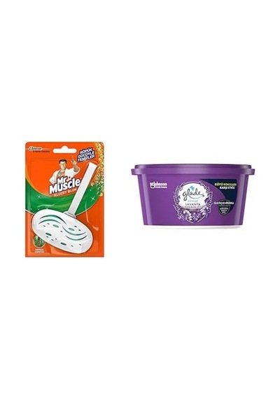 Orman Esintisi 1 Adet Klozet Bloğu + Glade Mini Jel Lavanta Ferahlığı 70 G