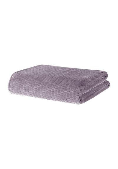 Puffy Trinity Çift Kişilik Wellsoft Battaniye - Kül Moru