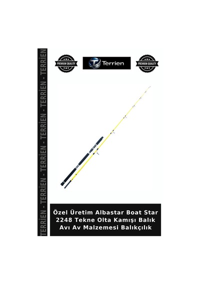 Özel Üretim Albastar Boat Star 2248 Tekne Olta Kamışı Balık Avı Av Malzemesi Balıkçılık 240cm