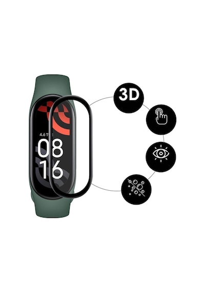 Mi Band 7 Uyumlu Ekran Koruyucu 3D Tam Kapatan Kavisli Ppma Nano Mi Band 7 Uyumlu Ekran Koruyucu 3D Tam Kapatan Kavisli Ppma Nano