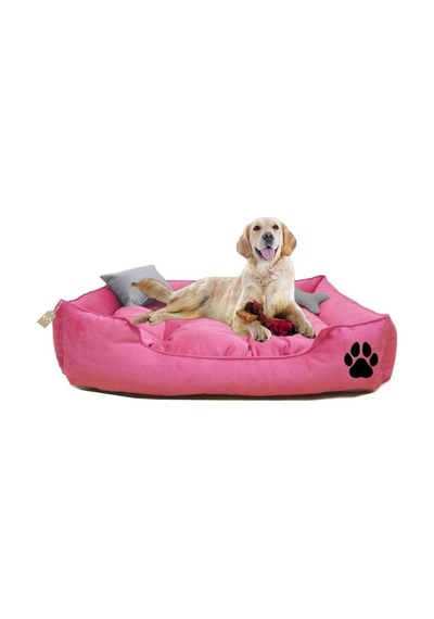 Yıkanabilir Büyük Irk Köpek Yatağı Minder 90x70cm Mor