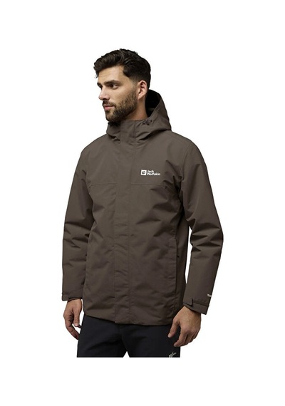 Jack Wolfskin Altenberg 3ın1 Jkt M Erkek Outdoor Montu A61864-5719 Kahverengi A61864-5719 Kahverengi