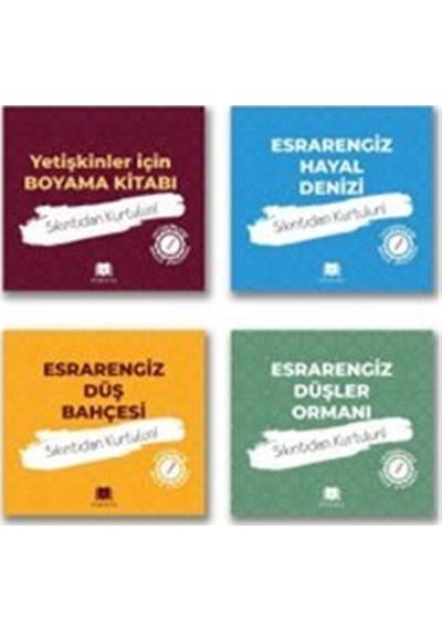 Yetişkinler İçin Mandala Seti 4 Kitap / Emine Yıldızgil