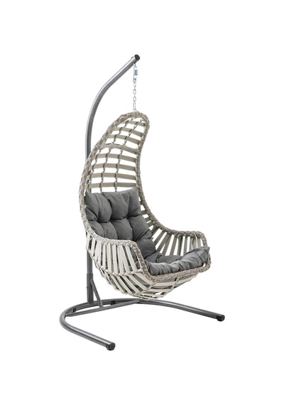 Datça Tekli Rattan Bahçe Balkon Salıncağı Cappuccino Diğer