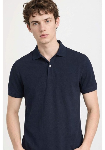 Defacto %100 Pamuk Polo Tişört E9504ax26spnv82 Lacivert-nv82