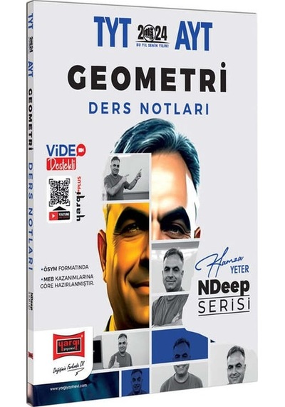 2024 TYT  -  AYT Geometri NDeep Serisi Video Ders Notları  -  Hamza Yeter  -  Yargı Yayınları