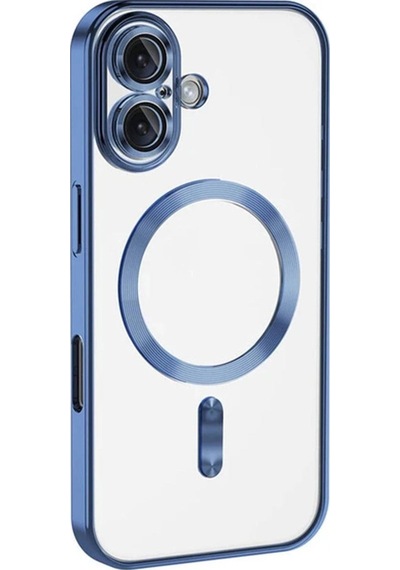 Apple İphone 16 Plus Kılıf Kross Magneticsafe Kapak - Mavi Çok Renkli