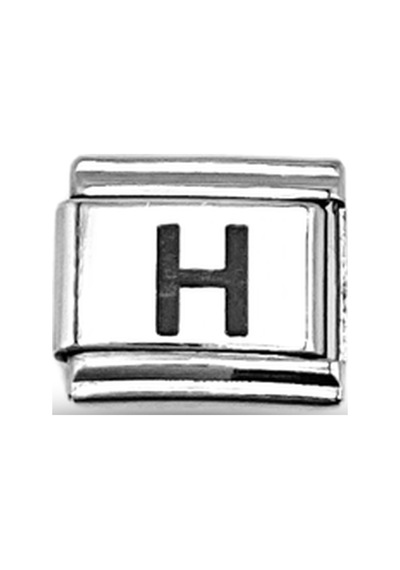 H Harf Charm, Çelik Bileklik Aksesuarı, Kişiye Özel Harf Modülü, Minimal & Şık Tasarım