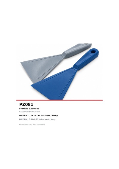 Fida Plastik Hamur Spatulası Esnek - Mavi
