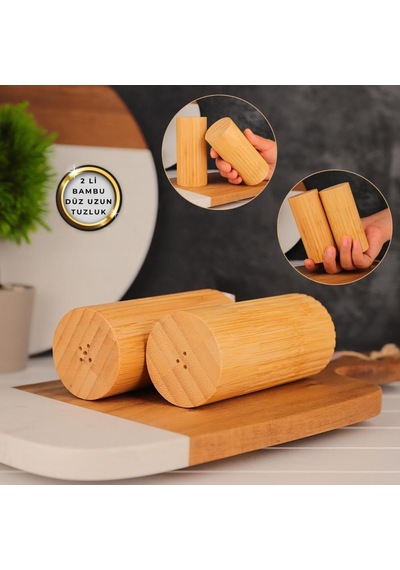 Mien Bambu Uzun 2 Li Tuzluk Biberlik 7b05 Ahşap
