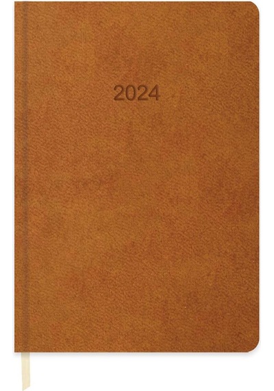 Keskin Color Termo Deri 2024 Günlük Ajanda Taba 16x24 Taba