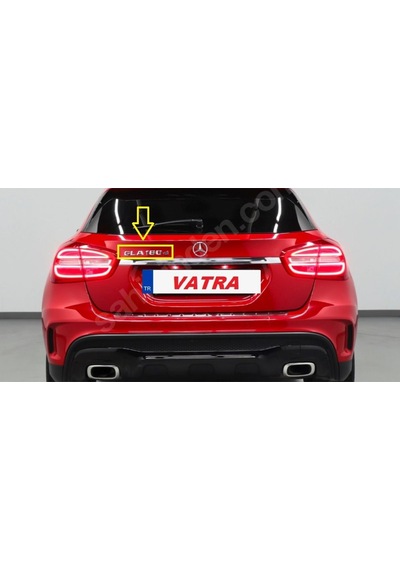 Gla 180 Uyumlu Gla 180 Krom Bagaj Yazısı 3m 3d Abs